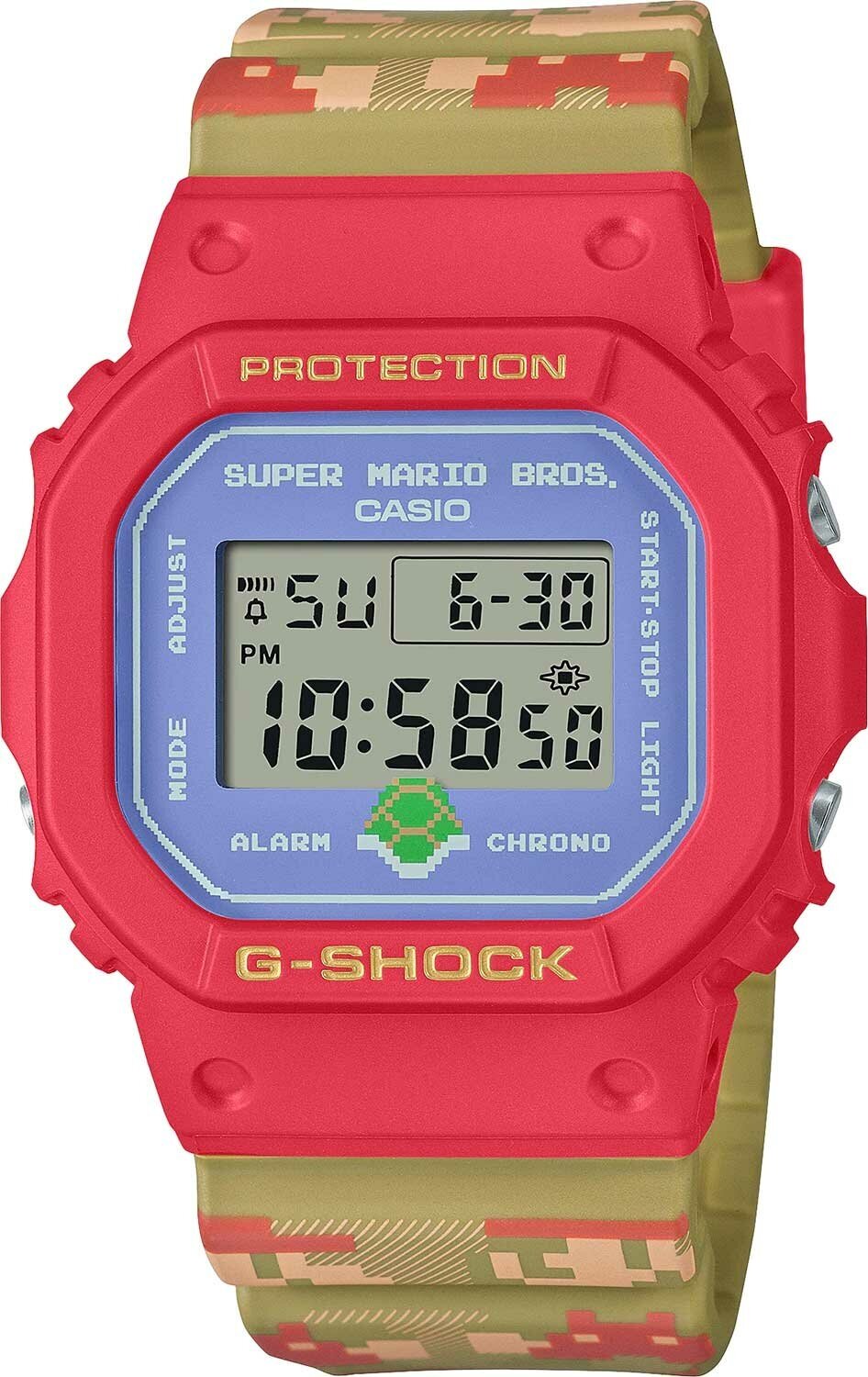 Наручные часы CASIO Наручные часы Casio G-Shock DW-5600SMB-4, красный, коричневый