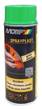 MOTIP аэрозольная автоэмаль Sprayplast глянец зеленый, 400 мл