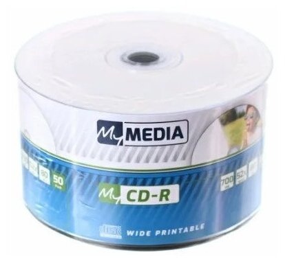 Диск Mymedia CD-R 700 Mb 52x Pack wrap (50шт) (69201)