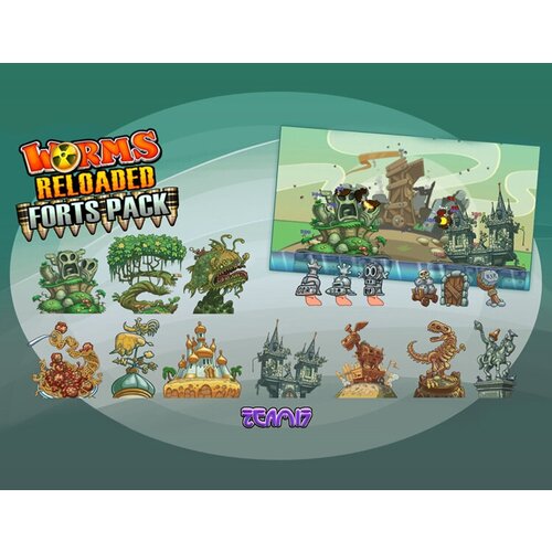 Worms Reloaded - Forts Pack worms reloaded game of the year [pc цифровая версия] цифровая версия