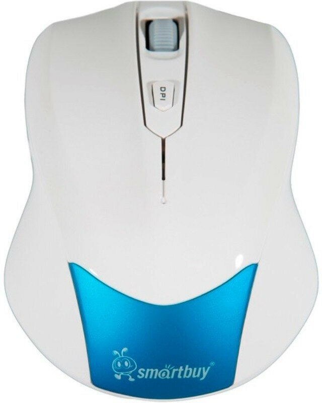 Мышь компьютерная Smartbuy 356AG белая/голубая (SBM-356AG-BW)