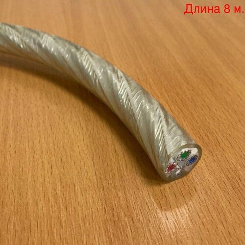 Кабель акустический на метраж QED (C-GNSSBW/30) Genesis Silver Spiral Bi-Wire (8м.)