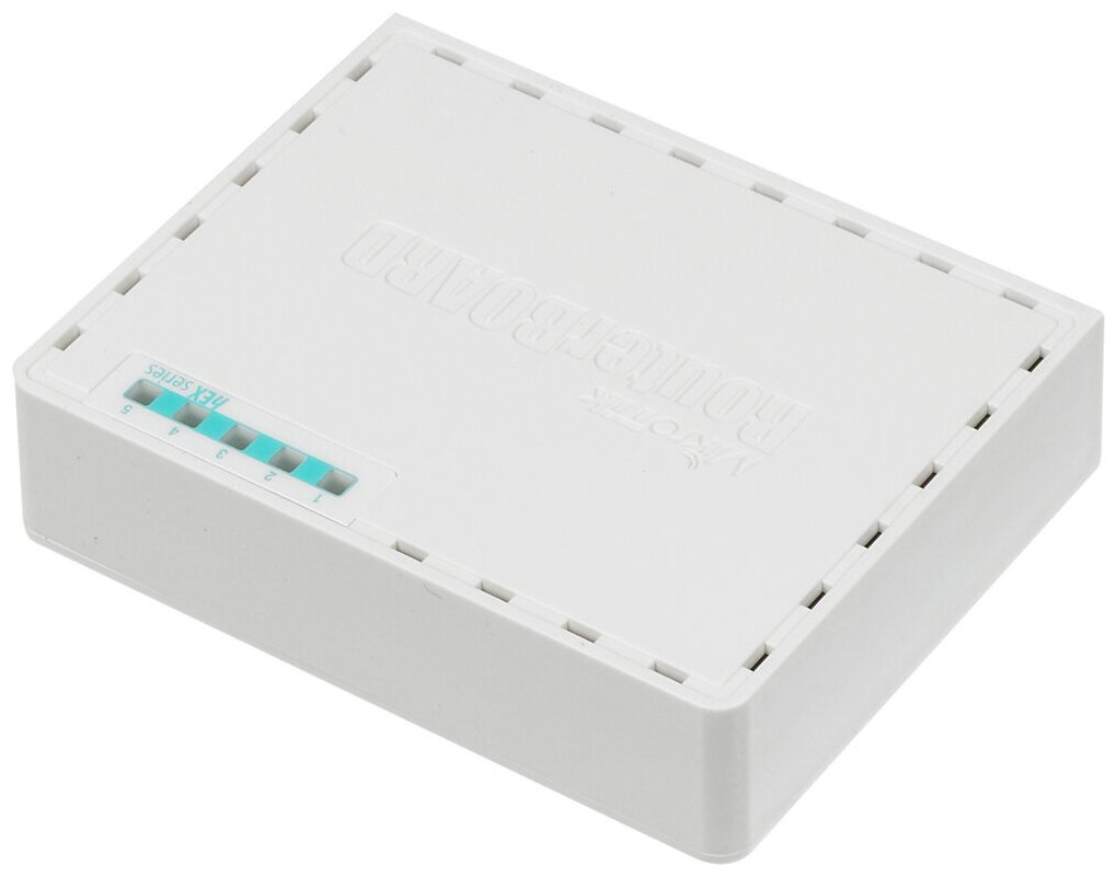 Роутер MIKROTIK hEX lite, белый [rb750r2] - фотография № 4