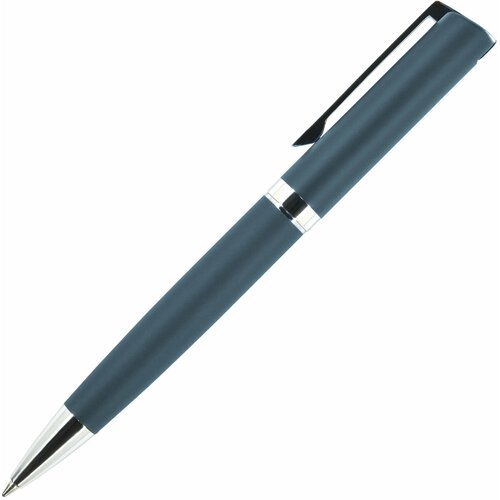 Ручка шариковая Bruno Visconti Milano, металлический корпус синий, узел 1 мм, синяя, подарочный футляр (20-0226|01)