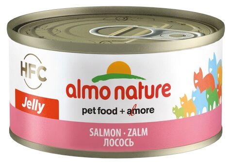 Консервы Almo Nature Legend HFC Adult Cat Salmon для кошек с лососем 75% мяса 70г 26498