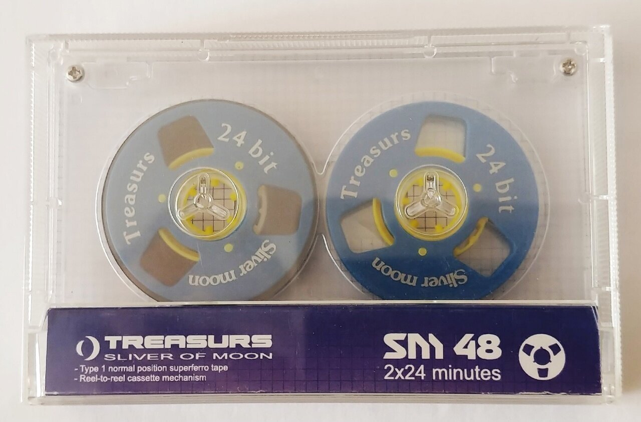 Аудиокассета с катушками новая запечатанная Treasurs SM48