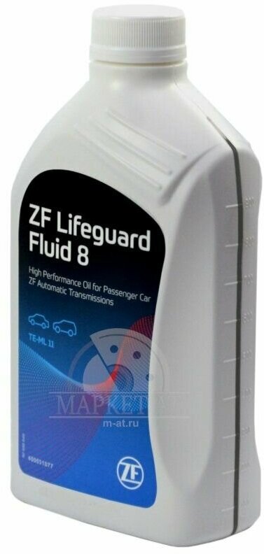 Масло трансмиссионное ZF LIFEGUARD FLUID 8, 1 л, 1 шт. — купить в ...