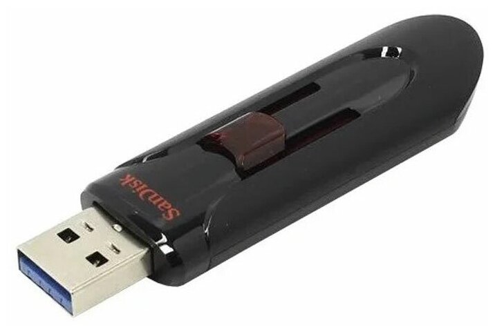 USB Flash накопитель 256GB SanDisk Cruzer Glide (SDCZ60-256G-B35) USB 2.0 Черный