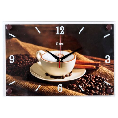 фото Часы настенные "капучино с корицей", 2030-04 рубин
