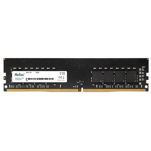 Оперативная память Netac 16 ГБ DDR4 2666 МГц DIMM CL19 (NTBSD4P26SP-16)