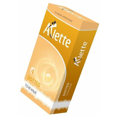 Презервативы Arlette Dotted с точечной текстурой - 12 шт, цвет не указан презервативы и лубриканты arlette презервативы arlette 12 dotted точечные