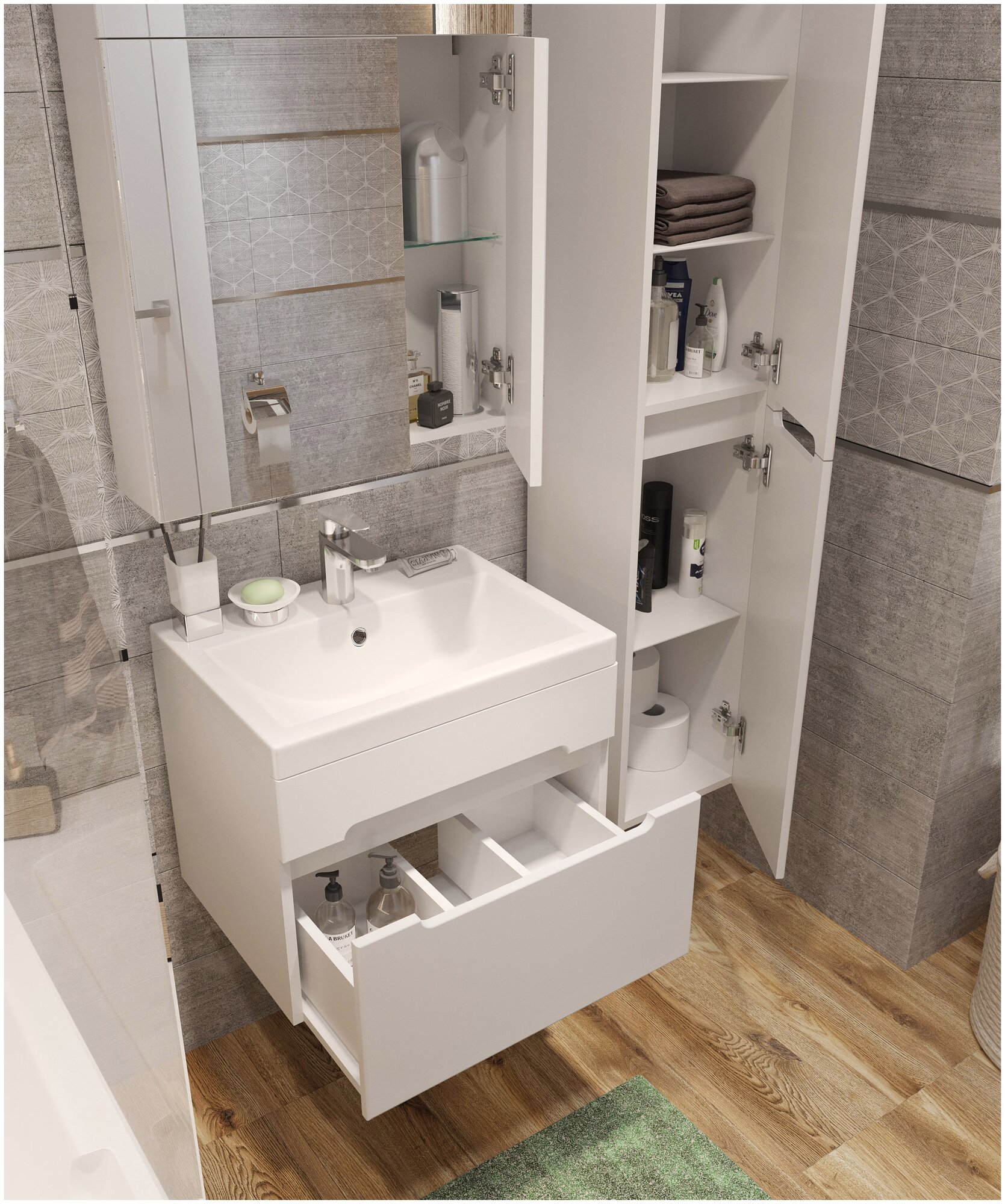 Смеситель для раковины Decoroom DR72 DR72011 одноручный монолитный - фото №5
