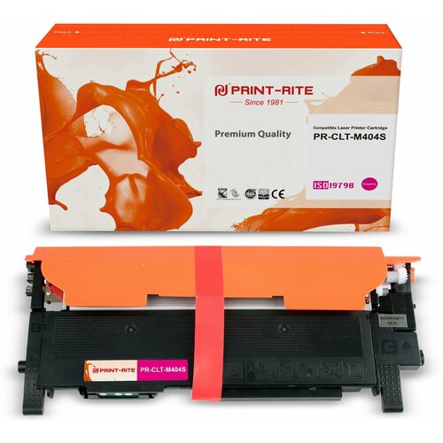 Print-Rite Картридж совместимый ПринтРайт Print-Rite PR-CLT-M404S CLT-M404S пурпурный 1K print rite картридж совместимый принтрайт print rite pr clt k404s clt k404s черный 1 5k