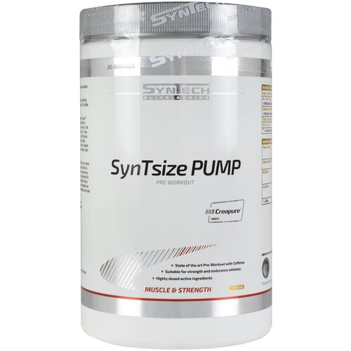 Предтренировочный комплекс. Syntech Nutrition SynTsize Pump 600 г. Вкус: тропик