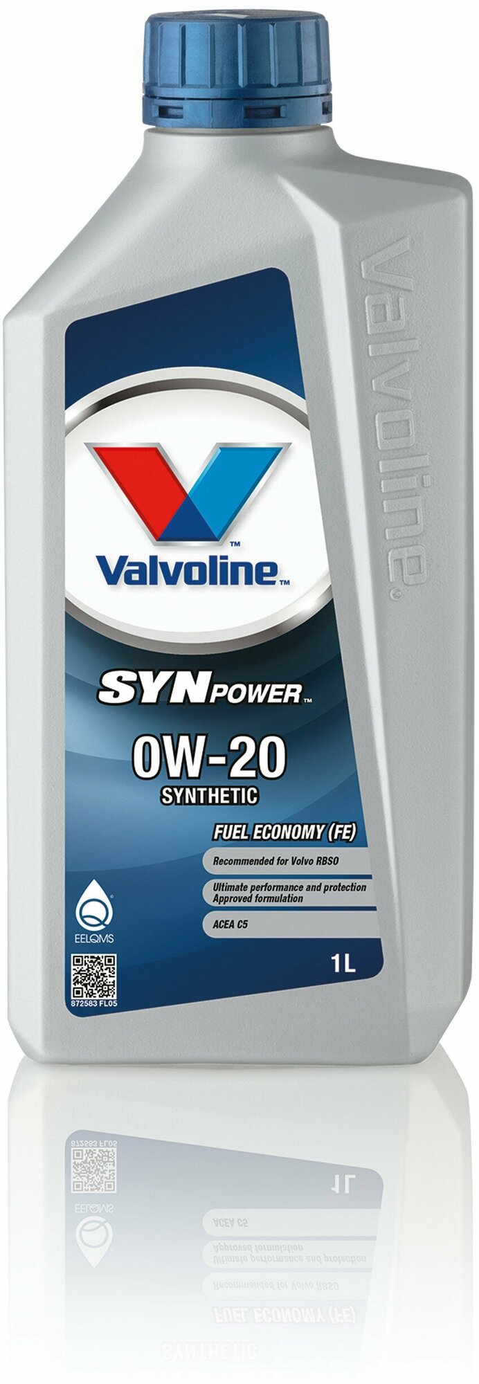 Синтетическое моторное масло VALVOLINE SynPower FE 0W-20, 1 л