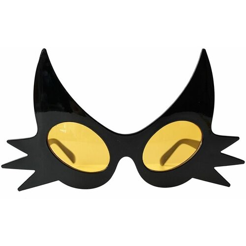 Карнавальные очки "Кошечка" Черная, украшение, декор для Хэллоуина
