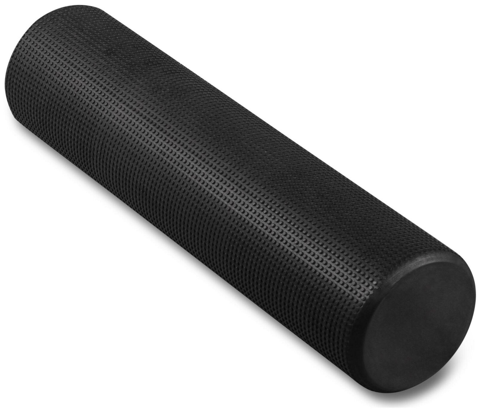 Ролик массажный для йоги INDIGO Foam roll IN022 Черный 60*15 см