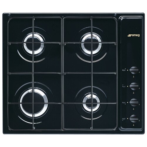 Встраиваемая независимая газовая варочная панель Smeg S64SB 4869000₽
