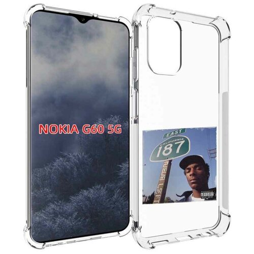 Чехол MyPads Snoop Dogg NEVA LEFT для Nokia G60 5G задняя-панель-накладка-бампер чехол mypads snoop dogg neva left для nokia g11 g21 задняя панель накладка бампер