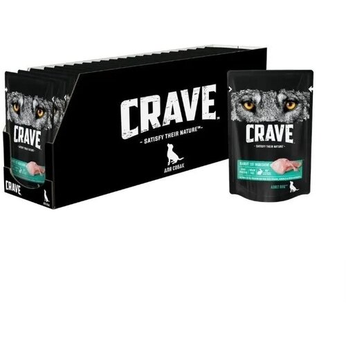 Влажный корм Crave для собак Кролик 12*85г