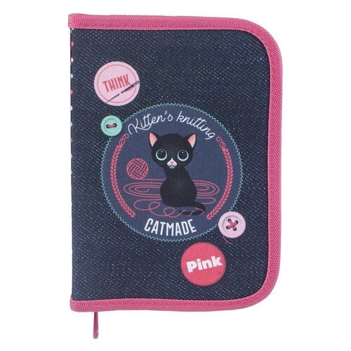 фото Пенал tiger family (тайгер), 1 отделение, откидная планка, "игривые котята", 20х14х4 см, tgnq-013c1e