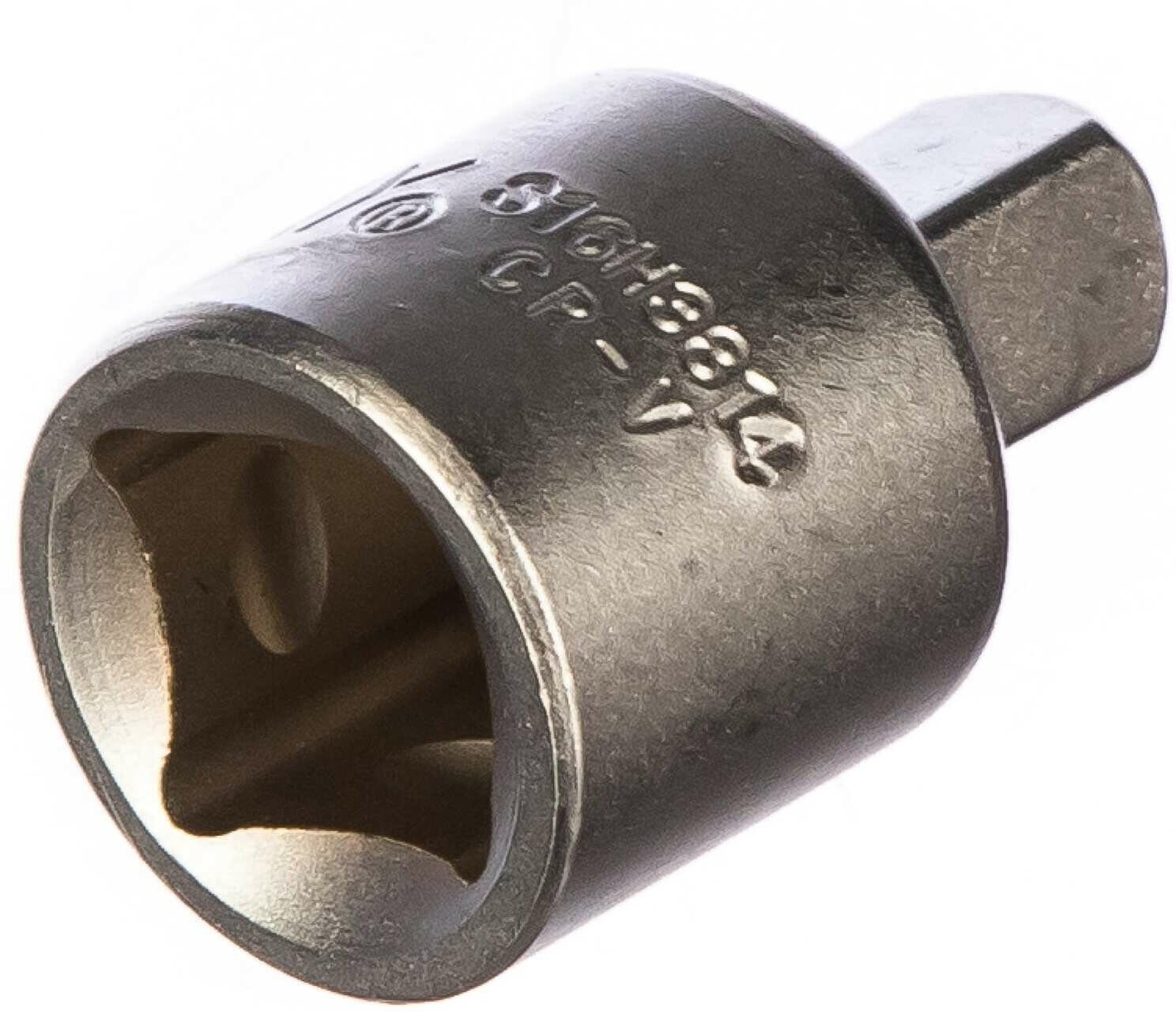 Переходник Jonnesway, 3/8 дюйма (F) - 1/4 дюйма (M) - фото №3