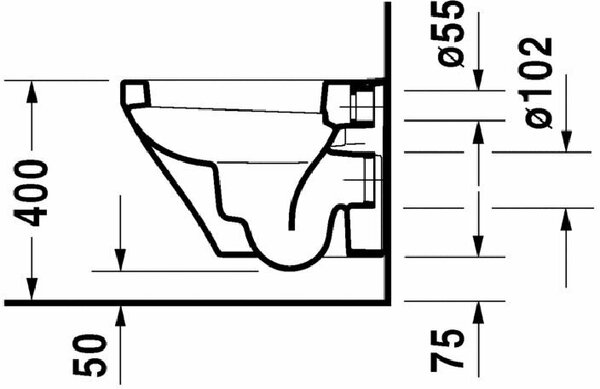 Унитаз Duravit DuraStyle 2539090000 подвесной