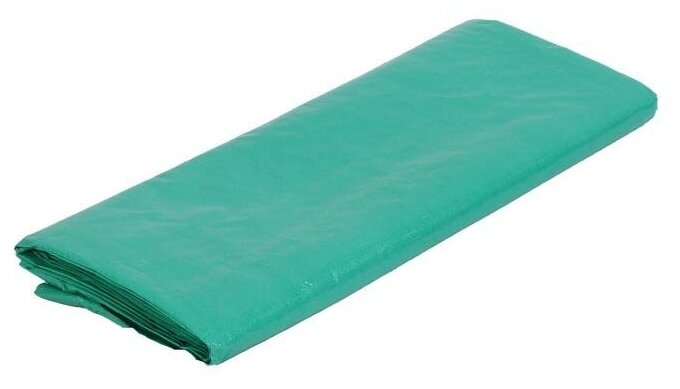 фото Тент защитный, 3 × 2 м, плотность 90 г/м², УФ, люверсы шаг 1 м, зелёный