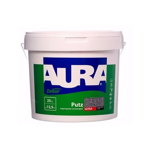 Декоративное покрытие AURA Putz Decor Эффект шубы 1,5 мм 25 кг