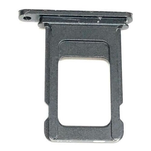 SIM-лоток (сим держатель) для iPhone 11 Черный sim лоток сим держатель для iphone 5s se серый space gray