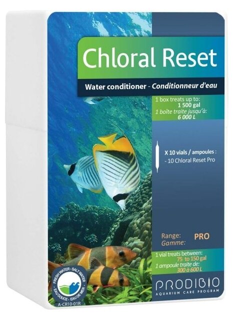 Кондиционер для воды Prodibio Chloral Reset Pro, 10 ампул