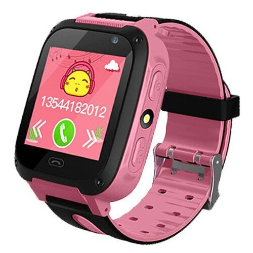 smart baby watch детские gps часы kt15 plus с сим картой и whats app розовый Часы детские Smart Baby Watch G700S розовые