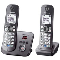 Радиотелефон DECT Panasonic KX-TG6822RU grey