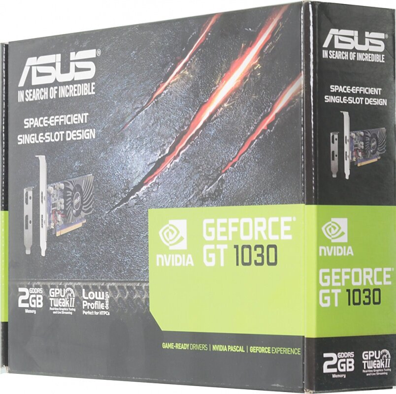 Видеокарта ASUS GeForce GT 1030 2GB LP (GT1030-2G-BRK)