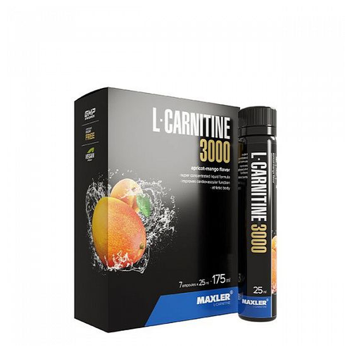 Maxler L-Carnitine 3000 (7*25 ml) (абрикос-манго)