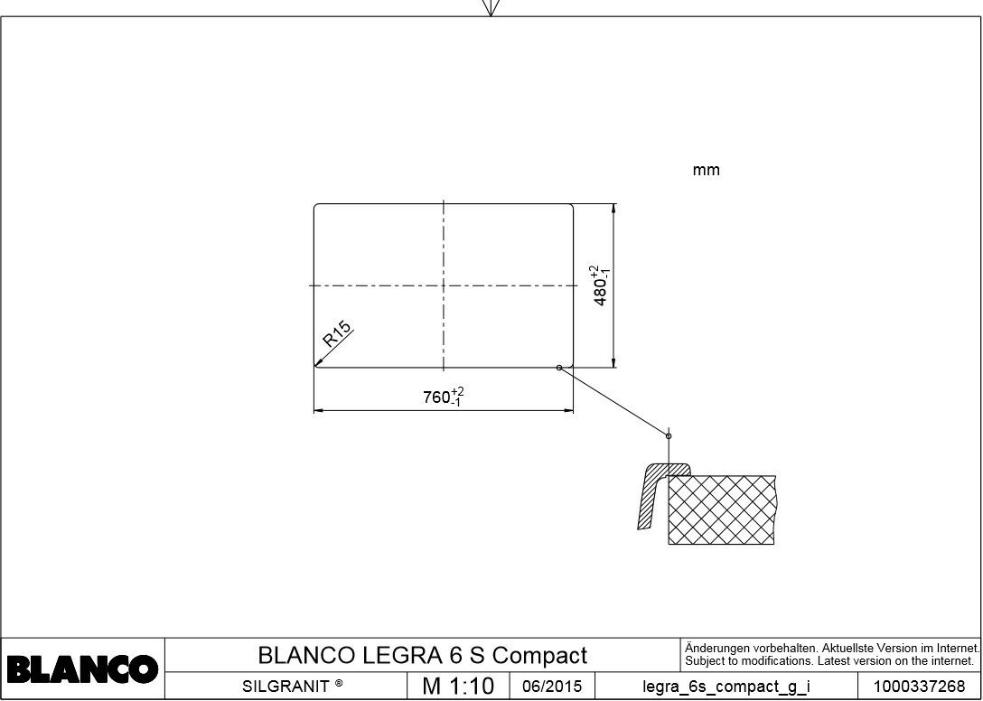 Мойка Blanco Legra 6 S Compact, шампань - фотография № 6