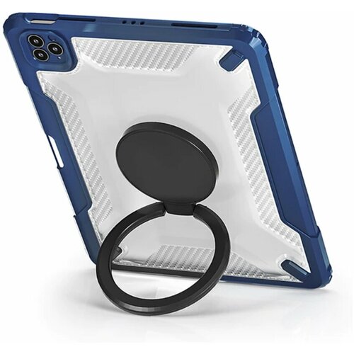 защитный силиконовый чехол для apple pencil gen 2 прозрачный Чехол для планшета Mecha Rotative Stand Case для Apple iPad 10.2/10.5' Blue
