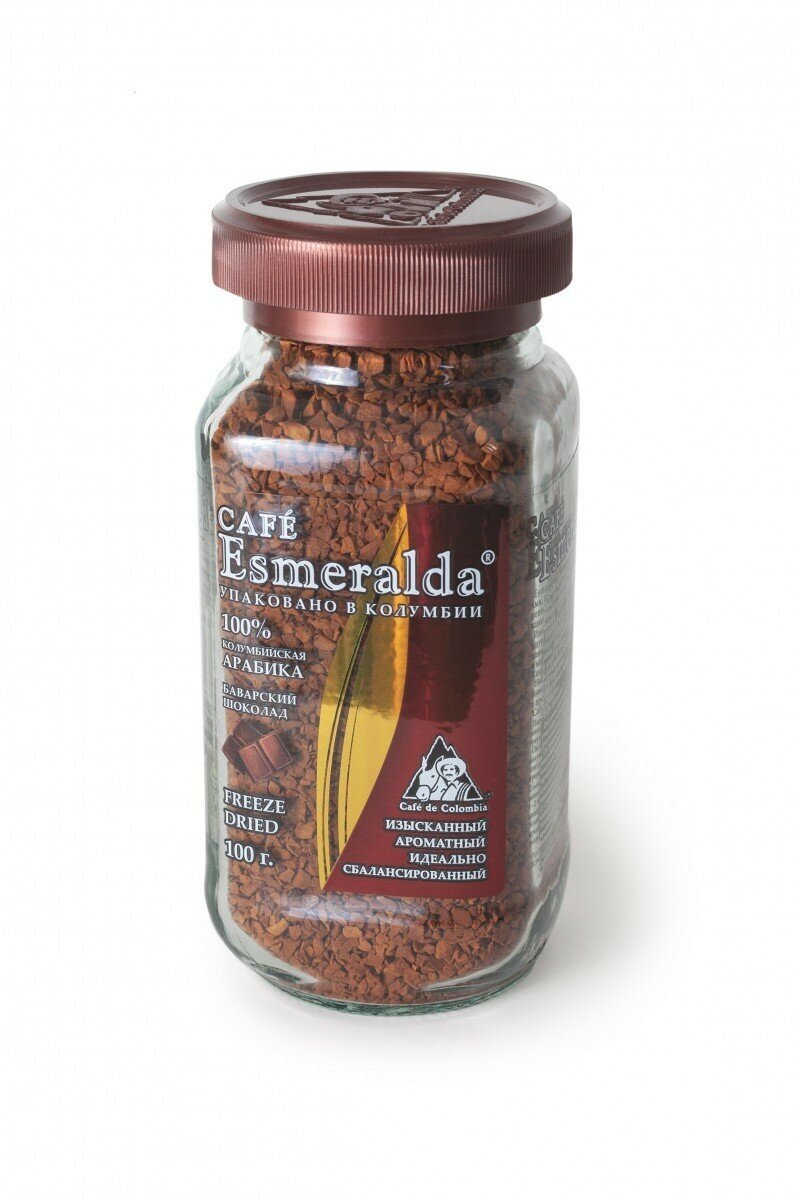Баварский шоколад - "Cafe Esmeralda", кофе сублимированный, 100 г.