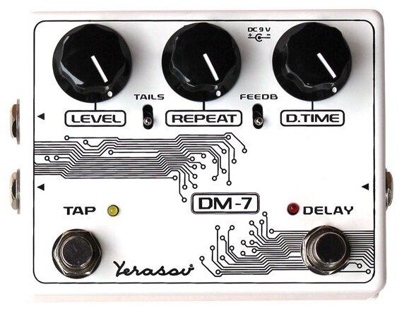 DM-7-Yerasov Tap Delay Педаль эффектов, Yerasov