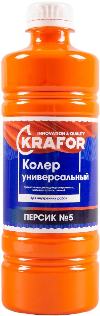 Колер универсальный Krafor №5, персик, 450 мл