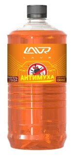 Омыватель стекол Антимуха Orange Концентрат LAVR, 1 л / Ln1217