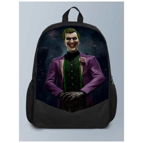 фото Черный рюкзак с принтом игра мортал комбат mortal kombat, файтинг - 195 brutbag