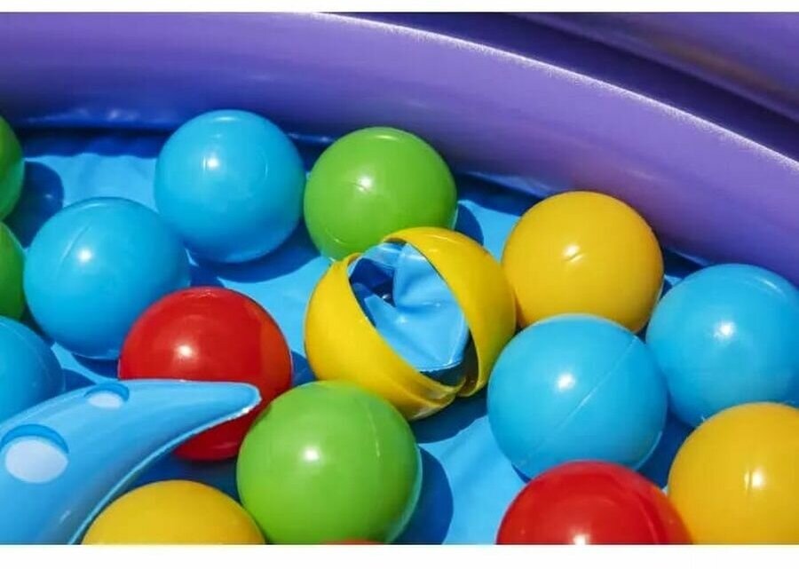 Надувной бассейн с мячами Intergalactic Surprise - фотография № 5