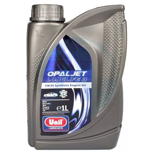 Синтетическое моторное масло UNIL Lubricants Opaljet Longlife 3 5W-30, 1 л