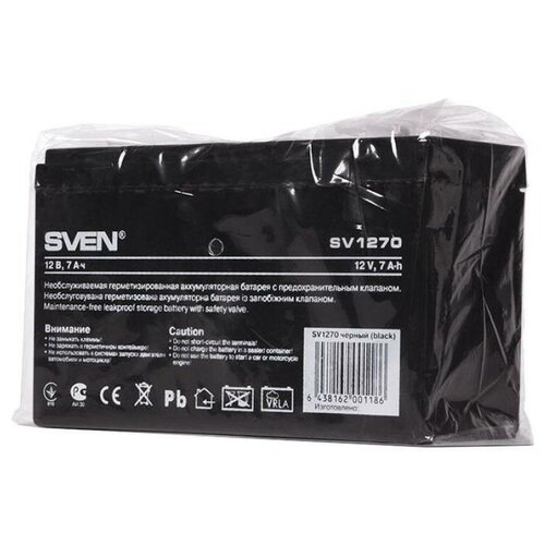 Батарея для ИБП Sven SV 1270 (12V/7Ah) батарея для ибп sven sv1270 sv 0222007 12v 7ah