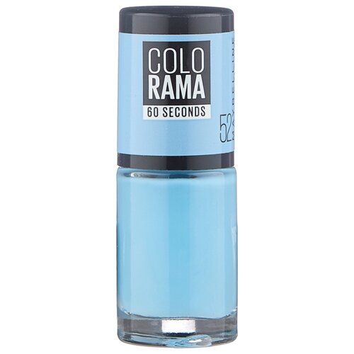 фото Лак Maybelline Colorama 60 Seconds, 7 мл, оттенок 52 ясное небо