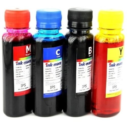 Чернила Epson Expression Home xp-series Комплект чернил Ink-Mate (100ml. 4 цвета) для картриджей чернила ocp c 142 голубые водорастворимые для epson claria и expression home premium принтеров 100мл