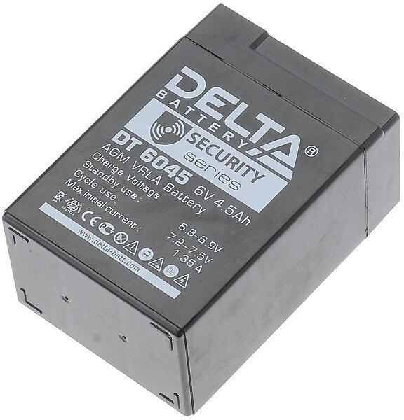 Аккумуляторная батарея DELTA Battery DT 6045 6В 4.5 А·ч - фото №12