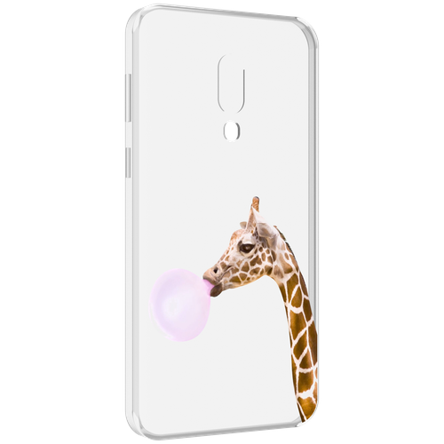Чехол MyPads жираф-с-жвачкой для Meizu 16 Plus / 16th Plus задняя-панель-накладка-бампер чехол mypads жираф с жвачкой для meizu pro 7 plus задняя панель накладка бампер