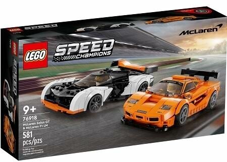 Конструктор Lego Speed Champions McLaren Solus GT & McLaren F1 LM - Lego [76918-L]